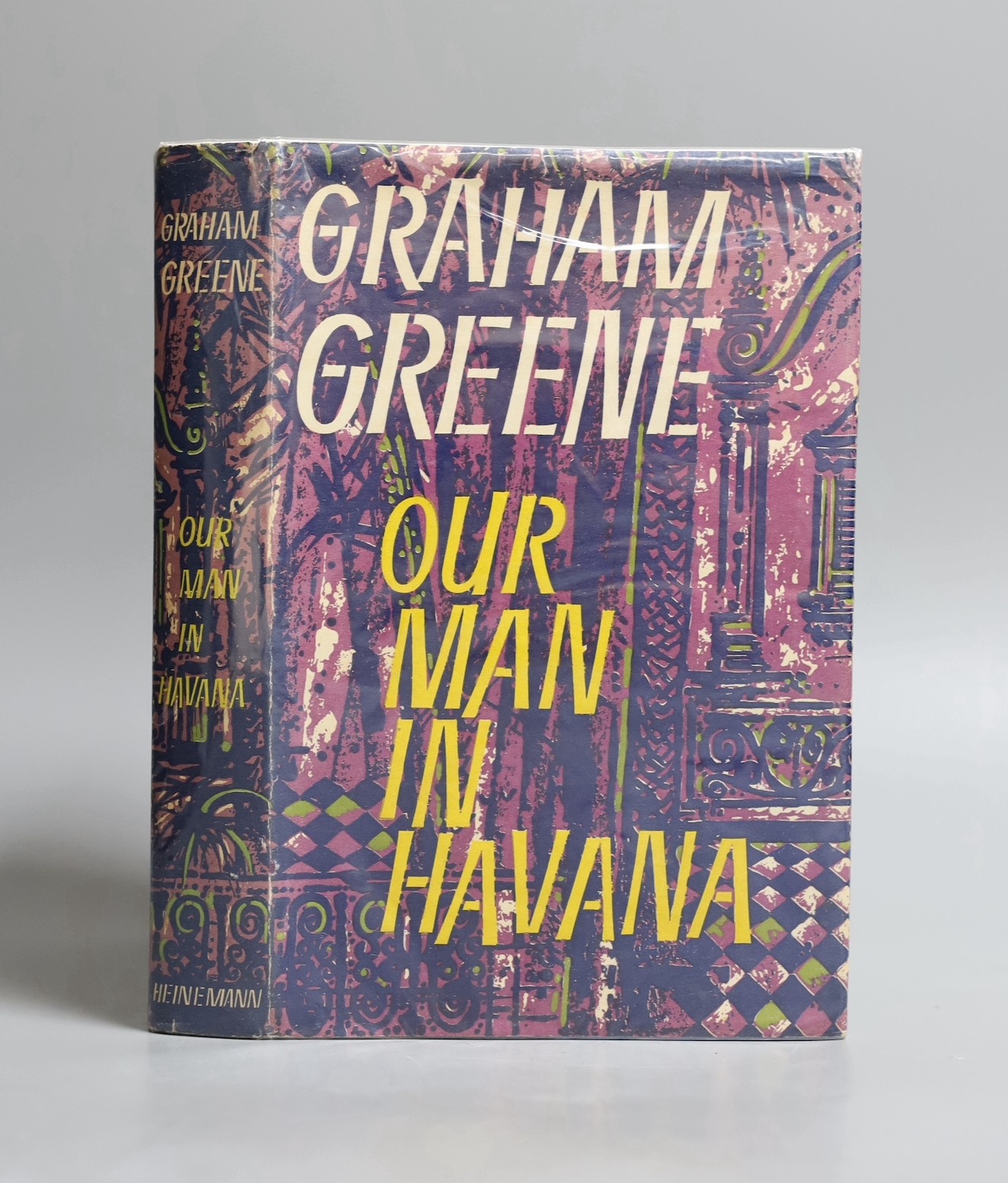 Greene, Graham - Our Man in Havana. 1st ed. original cloth with unclipped d/j. 8vo. Heinemann, London, 1958.